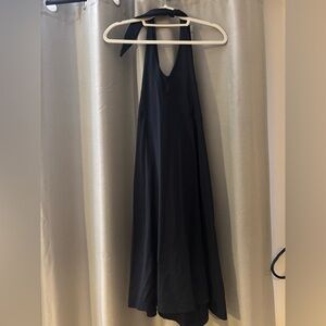 Patagonia Dark Navy / Black Halter Dress (Size L)